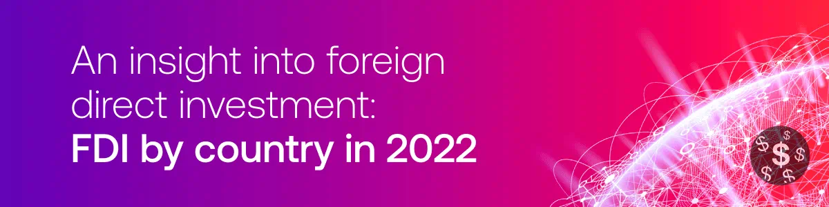 An insight into foreign direct investment: FDI by country in 2022